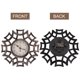 thumbnail image 4 of Reloj de esfera vintage Reloj silencioso hueco europeo 3D Reloj de pared decorativo grande para sala de estar Dormitorio Cocina (Negro), 4 of 5