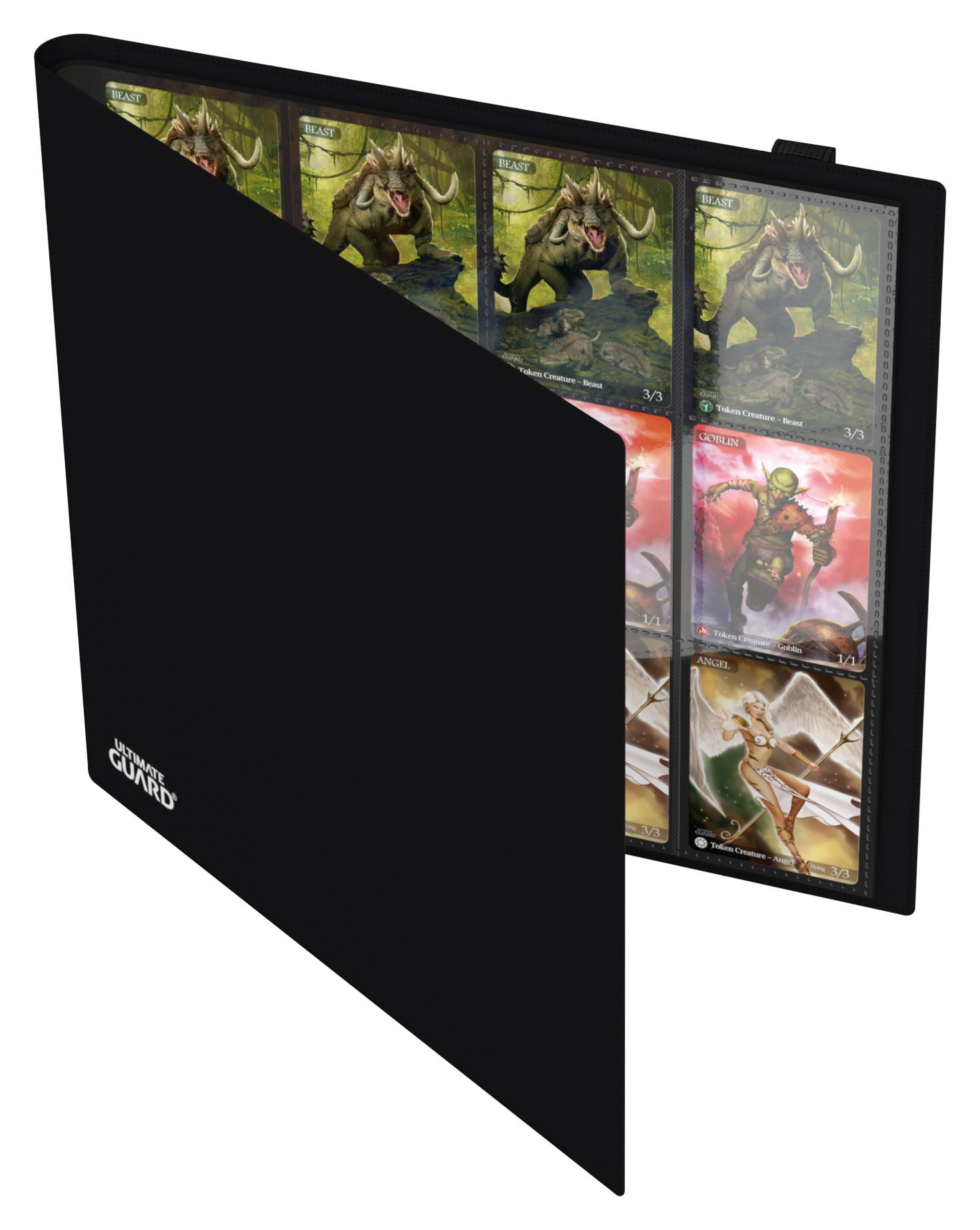 Ultimate Guard QuadRow 12-Pocket FlexXFolio Card Binder, Black