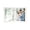 White, variant on Afuly 4x6 Double Picture Frame with Real Glass Display Vertical 4 by 6 Photo,2-Opening Hinged Folding Frame for Tabletop or Wall,Gray Double Frames