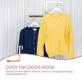 thumbnail image 4 of Over Door Hook Iron Door Back Organizer Punch Free Hanging Storage Hanger, 4 of 4