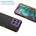 thumbnail image 5 of For Motorola Moto G Stylus 5G 2025 Case with Built-in Screen Protector and Belt-Clip Holster, Tekcoo Military Grade Shockproof Rugged Phone Case Kickstand Cover for Moto G Stylus 5G 2025 - Orange, 5 of 11