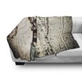 thumbnail image 3 of Zombie Soft Flannel Fleece Throw Blanket, Dead Man in Abandoned Old House Hell Style Mystery Blood Vampire Design, Cozy Plush for Indoor and Outdoor Use, 50" x 60", Jade Green Cream, by Ambesonne, 3 of 6