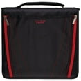 thumbnail image 2 of Five Star® Zipper 3-Ring Binder With Pencil Pouch, 2" Round Rings, Black/Red, 2 of 5