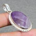 thumbnail image 2 of African Amethyst Oval Shape Gemstone Pendant Handmade Gift Jewelry 2.10" FP 1511, 2 of 2