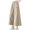 Khaki, variant on Girls Palazzo Capri Pants Quick Dry Baggy Wide Leg Capris with Pockets High Waist Casual Loose Kids Slacks 11 Years, Black