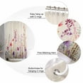 thumbnail image 5 of 72x78 Inch Shower Curtain Spring Floral Bathroom Decor Waterproof Fabric Bathtub Bath Curtains Decorative Vintage Farmhouse Flowers Extra Long Shower Curtain Set with Hooks, 5 of 6
