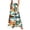 Yellow, variant on Levmjia Women's Pants High Waisted Wide Leg Pants with Geometric Print Casual Loose Fit Trousers for Women Summer Beach Vacation Daily Wear