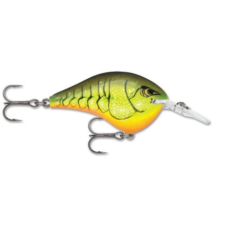 UPC: 0022677328133 | Rapala Dives-To 08 Chartreuse Rootbeer Craw