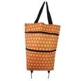 thumbnail image 4 of FRCOLOR  Shopping Bag with Wheels Trolley Portable Cart Seat Travel Boot, 4 of 5