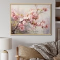 thumbnail image 1 of Designart Apple Blossom Oversized framed wall art decor, Apple Blossom framed wall Art, Apple Blossom expressionist Spring , White Traditional Natural framed wall art, Natural brown color Frame, 1 of 5