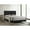 Black#0, variant on Bed Frames Lexie Black/Gold Diamond Tufted Eastern King Panel Bed,Storage Beds Frames