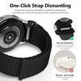 thumbnail image 4 of CIRUTVAL No Gap 20mm Bands Compatible with Samsung Galaxy Watch 6 5 4 40mm 44 mm/ 4 6 Classic 42mm 46mm 43mm 47mm, 20mm Quick Release Adjustable Braided Nylon Loop Strap for Galaxy Watch 5 Pro 45mm, 4 of 11