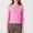 Pink, variant on Oplxuo Women's Modal Ribbed Workout Yoga Shirts Slim Fitted Long Sleeve Crewneck Basic Pullover Outdoor Sports Tops
