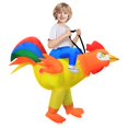 thumbnail image 1 of Stegosaurus Inflatable Costume for Kids Ride On Chicken Costume Funny Halloween Costumes Rooster Blow up Costumes, 1 of 6