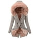 thumbnail image 1 of Chaqueta de algodón de otoño e invierno, gorro europeo y americano, chaqueta ajustada y cálida con cremallera para mujer, 1 of 5
