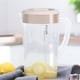 thumbnail image 4 of Hervidor de agua fría de 1,3 L con filtro de grifo para refrigerador Dispensador infusor de frutas de gran capacidad con tapa superior con grifo Jarra de limonada de plástico para té helado, 4 of 8