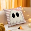 1 funda de almohada de Halloween, decoración de Halloween, 45 x 45 cm, funda de almohada de fantasma, funda de cojín decorativa para fiestas