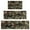 Gray, variant on Brown Gray Camo Abstract Shapes Pattern Kitchen Rugs Sets Of 3,Kitchen Runner Rugs Non Skid Washable,Decorative Kitchen Floor Mats for Kitchen,Sink,Laundry,17"x30"+ 17"x47" + 17"x59"