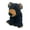 Black Bear, variant on EcoBuddiez - Giraffe from Deluxebase 9.5 inch Soft Plush Toy Made from Recycled Plastic Bottles