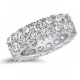 thumbnail image 4 of Anillo Doble Diez Rhinestone Hiphop Oxid Oro Óxido 18k (plata 7) Blanco, 4 of 8