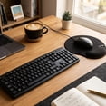 thumbnail image 2 of Kit Ofice Premium Teclado Mouse Alámbrico y Mouse Pad Clever 1200 DPI USB. 3 Piezas, 2 of 5