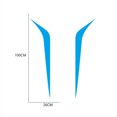 thumbnail image 3 of Amdohai 2 PCS Car Hood Decal Sticker Auto Vinyl Film Long Stripe Decals DIY Sport Styling Stickers, 3 of 6