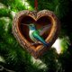 thumbnail image 4 of Adornos navideños, adornos navideños, regalos navideños, colgante acrílico con forma de corazón., 4 of 7