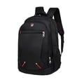 thumbnail image 1 of Laptop Backpack Durable Water Resistant Business Students Computer Bag Black, 1 of 8