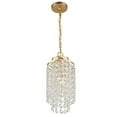 thumbnail image 4 of 1 Light Pendant-Matte Black Finish    -Traditional Installation Crystorama Lighting Gab-B7301-Mk, 4 of 7