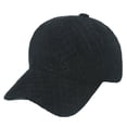 thumbnail image 1 of Fashionable Tweed Baseball Caps Women Unisex Sun Hat Adjustable Size Trucker Hats, 1 of 5