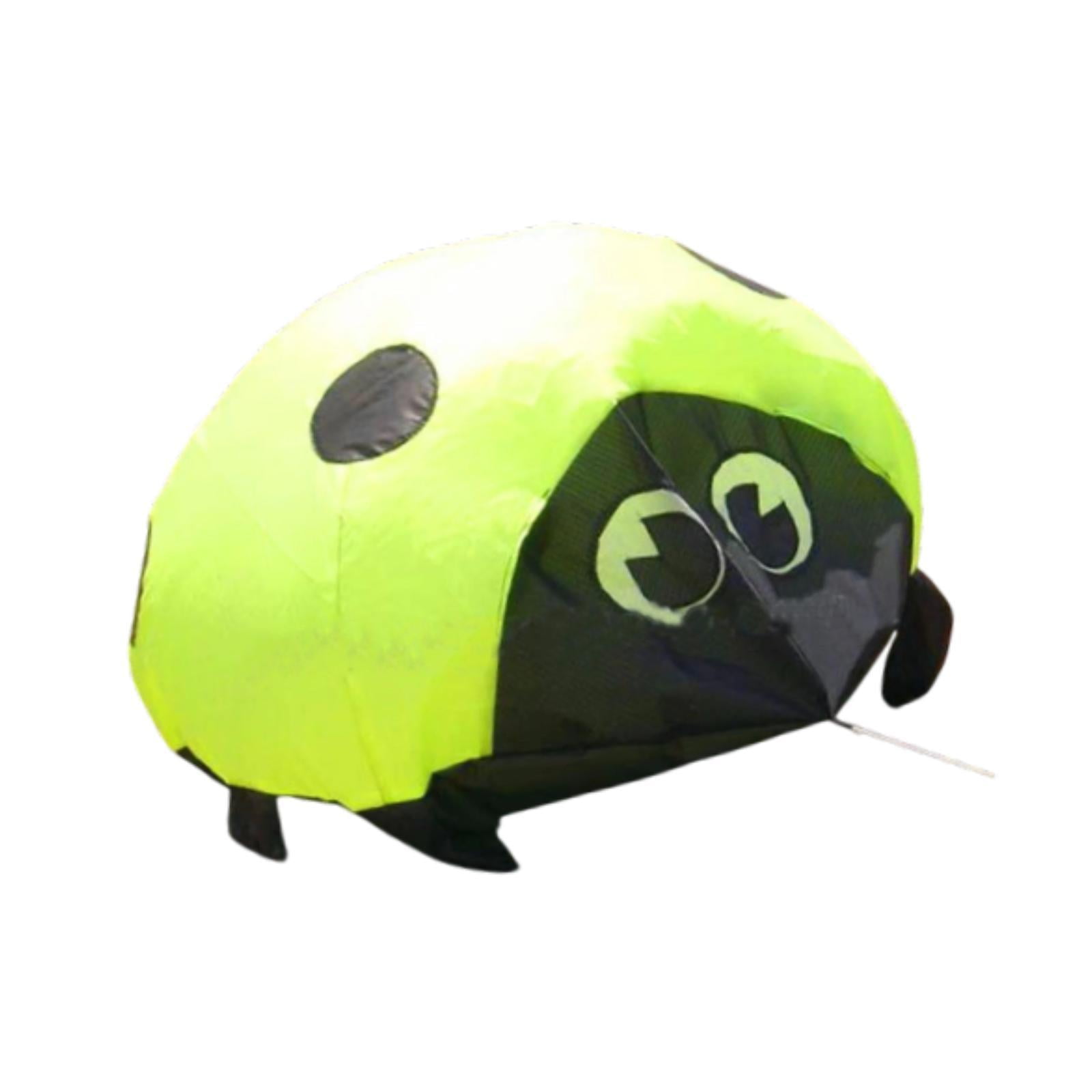 Dualoai 3D Kite Large Ladybird Beach Kites for Outdoor with Kites String Frameless Gift
