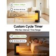 thumbnail image 4 of Techbee Indoor Digital Infinite Repeat Cycle Intermittent Outlet Timer Plug 24 Hour Programmable Timed Electrical Power Switch with Countdo, 4 of 7
