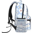 thumbnail image 5 of Cinnamoroll Cinna-moroll Backpack, 15.8 inch, Blue 3, Cartoon Anime Design, Daypack, High Capacity, Lightweight, Waterproof, Adjustable Straps, 5 of 5