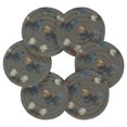 thumbnail image 3 of 6 Pcs Drink Coasters with Holder 3.94in Woven Coasters for Drinks Brown-blue Butterfly Pattern Coaster Set for Protection Table, 3 of 7