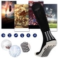 thumbnail image 1 of Calcetines De Fútbol3 pares de calcetines de fútbol calcetines antideslizantes con agarre calcetines antideslizantes para adultos y niños, 1 of 5