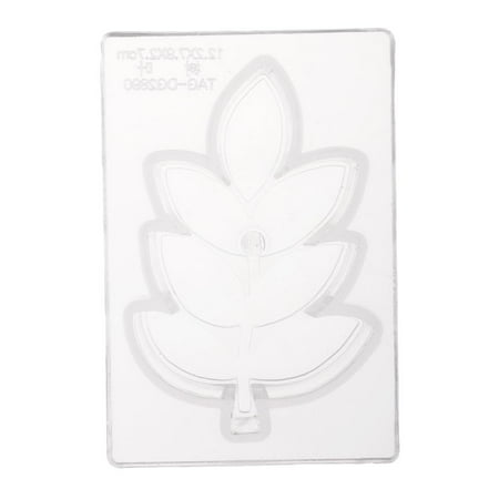 Milageto Leaves Shape Candles Casting Mold Candle Molding Handicrafts Model Transparent