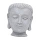 thumbnail image 2 of Maceta con forma de cabeza de Buda, maceta para plantas, decoración creativa gris, adorno, regalo para plantas. Estilo C, 2 of 9
