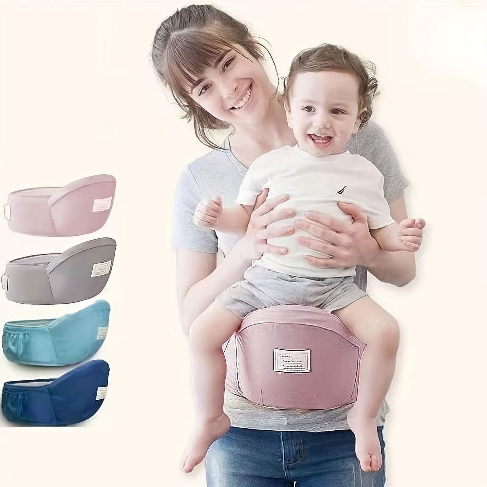 Grm Baby Carrier Waist Baby Toddler Waist Stool Seat Carrier Sling Hold Waist Belt Infant Gray