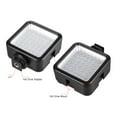 thumbnail image 2 of Lámpara de fotografía Andoer W49 Mini cámara de interbloqueo Panel de luz LED Iluminación de video de videocámara regulable con adaptador de zapata para Canon Nikon Sony A7 DSLR, paquete de 2 piezas Andoer Lámpara de fotografía, 2 of 7