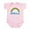 Petal Pink, variant on CafePress - STELLA (Rainbow) Infant Bodysuit - Baby Light Bodysuit, Size Newborn - 24 Months