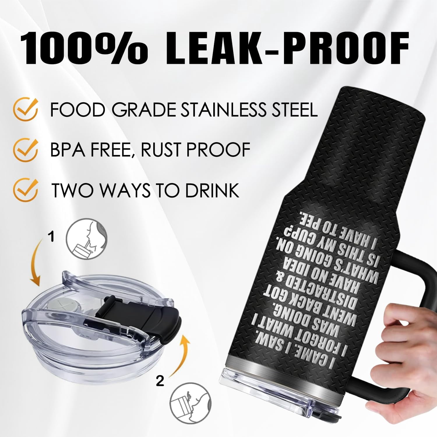 Gag Birthday Gifts for Men I Came I Saw I Forgot Tumbler 40oz, Old People Gag Gifts, Funny Retirement Christmas Gift for Older Men, Insulated Cups for Elderly Seniors Citizen Husband Dad Uncle Grandp