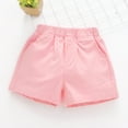 thumbnail image 3 of Aofany Toddler Kids Girls Flounce Shorts Summer Solid Color Ruffle Shorts Casual Elastic Outwear Pants, 3 of 6