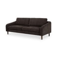 thumbnail image 2 of Moe's Home Collection Quinn Sofa Dark Brown Fabric Sofas, 2 of 6