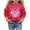 C520/Red, variant on XIYON Big Girl Sweatshirt Halloween Cute Print Long Sleeve Crew Neck Sweatshirt Kids Soft Pullovers Top Clothes For Girls Hallowmas‌ 9-10 Years