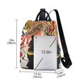 thumbnail image 3 of FORMRS Women's Travel Backpack Purse Anti-theft Hidden Pockets Casual Shoulder Bag, Abstract Boat Ride, 3 of 7