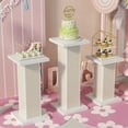 thumbnail image 5 of Cylinder Stands for Party, Round Cylinder Pedestals Display, Ornament Stand, Wedding Decor Columns, 5 of 8
