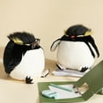 thumbnail image 6 of Chubby Rockhopper Penguin Plush Toy, Fat Rockhopper Penguin Stuffed Animals Toy, Soft Plush Rockhopper Penguin Plushie, 6 of 9
