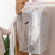 thumbnail image 3 of Garment Bag Balloons Flower Print Dust-Proof PEVA Jackets Dress Hanger Protector for Wardrobe, 3 of 5
