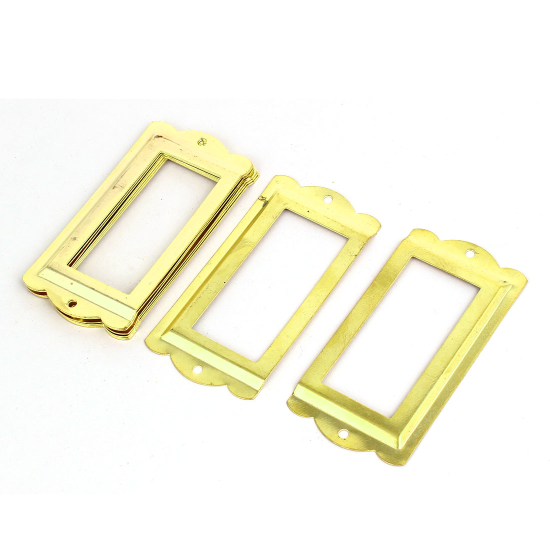 Office Library File Drawer Tag Label Holders Frames 85mm x 42mm 8PCS