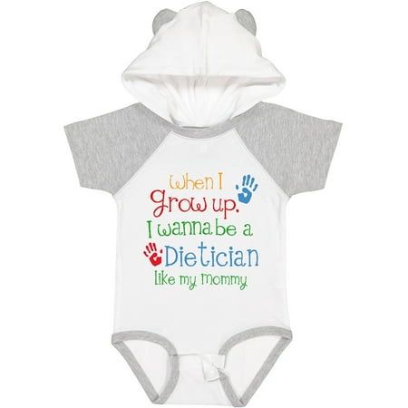 

Inktastic Dietician Like Mommy Gift Baby Boy or Baby Girl Bodysuit